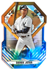 Derek Jeter 2022 Topps Diamond Greats Die Cut Blue Foil #DGDC-18 - HOF - Yankees