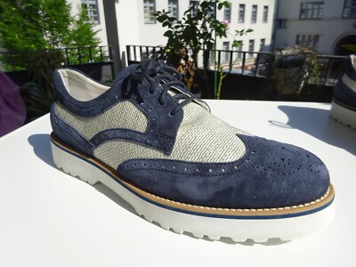 HOGAN by TOD`S TODS Damen Schuhe Budapester Leder Textil Italy Gr.39 f.Neuw