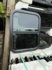 RV Trailer Window, 18"X22", With Screens, No Trim Rings, Tinted, Opens, #26