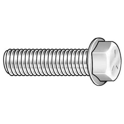 Zoro Select M04132.160.0070 Class 10.9, M16-2.00 Flange Bolt, Plain Steel, 70