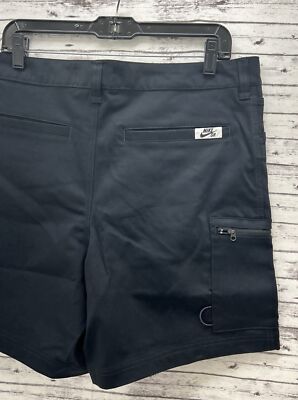Nike SB Men's Skate Shorts Black Size 34 Cargo Side Pocket
