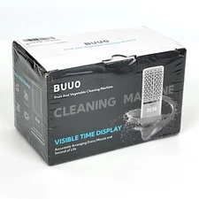 BUUO - Fruit and Vegetable Cleaning Washing Machine with LED Time Display - New
