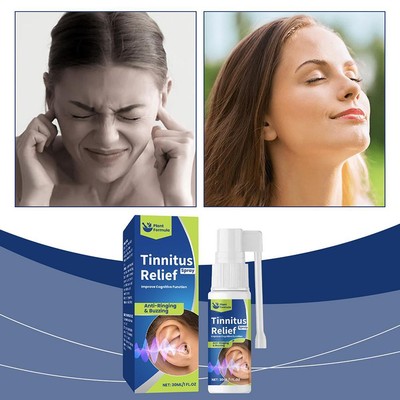 Tinnitus Relief Spray - Erweichen Ohrenschmalz Ohrenschmalz Entferner Spray Ohrenschmerzen R0R8