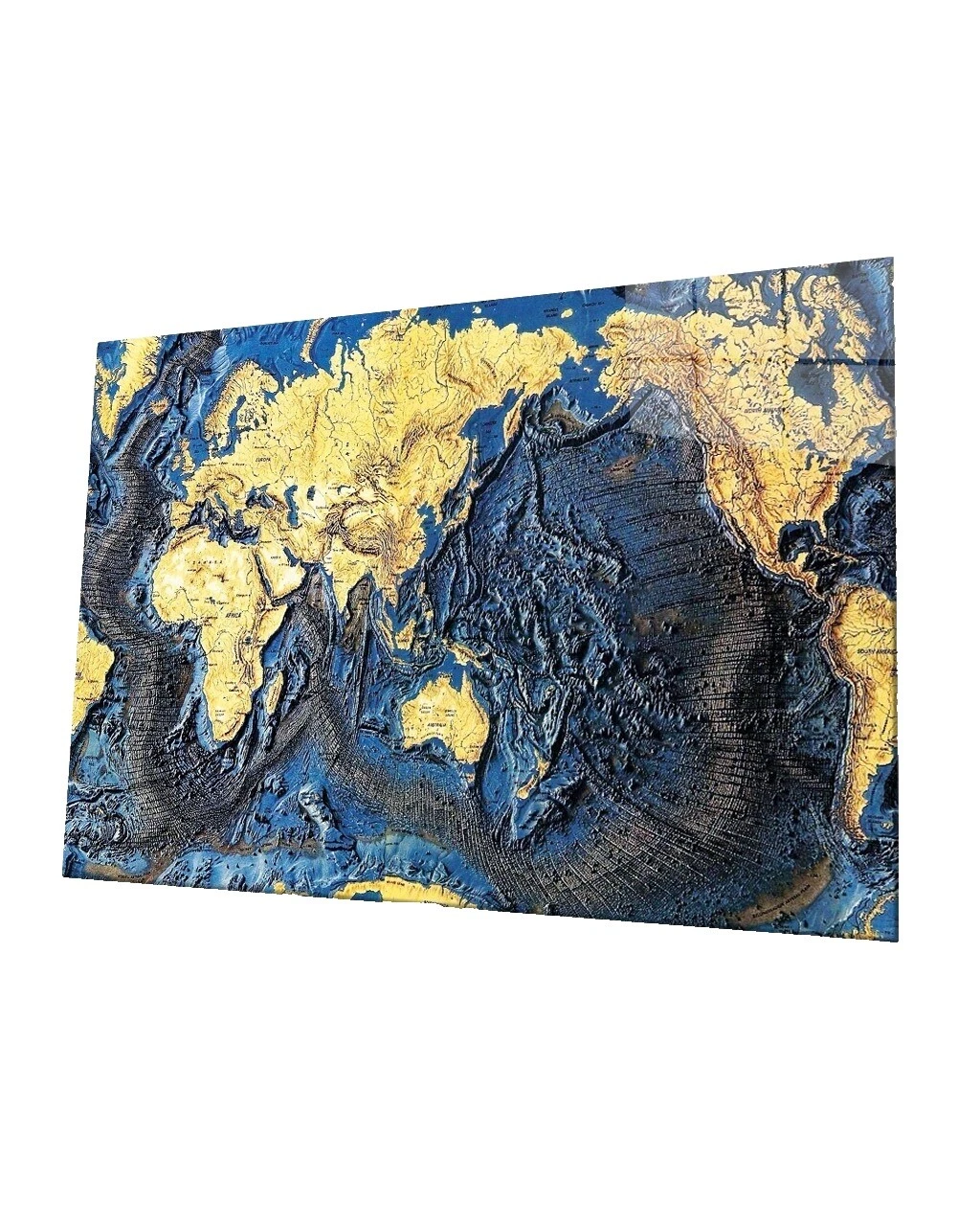 Bathroom World Map Décor Decals, Stickers & Vinyl Art