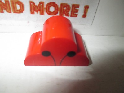 Lego - 1x Stein Stein modifiziert 2x4x2 Marienkäfer Antennenmuster 6216pb01 rot