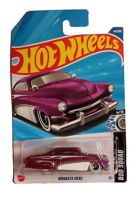 2025 Hot Wheels Hirohata Merc Purple #46 Case B Rod Squad 2025 Hot Wheels Hirohata Merc Purple #46 Case B Rod Squad