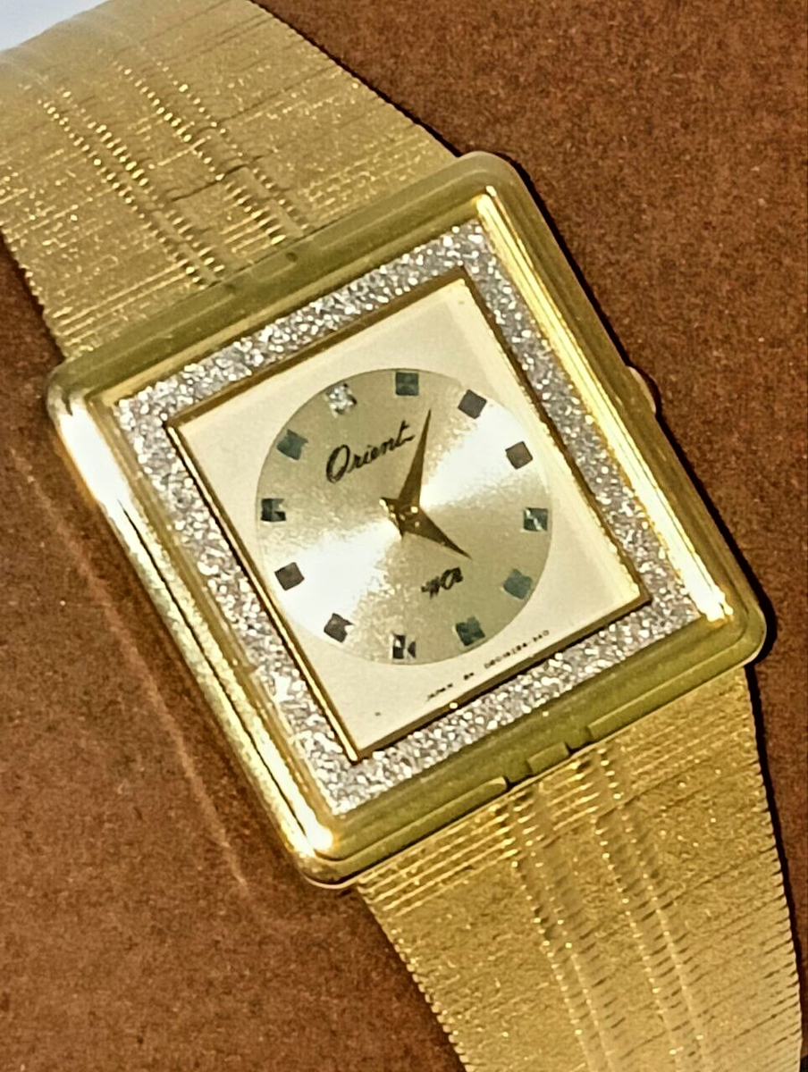 VTG ORIENT WR I-D809Z8-10 CS QUARTZ JAPAN MEN'S WATCH NICE DIAL