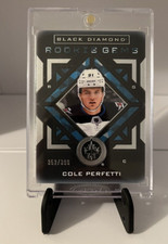 2021-22 Black Diamond Rookie Gems Cole Perfetti Rookie Card 352/399 RC.. rookie card picture