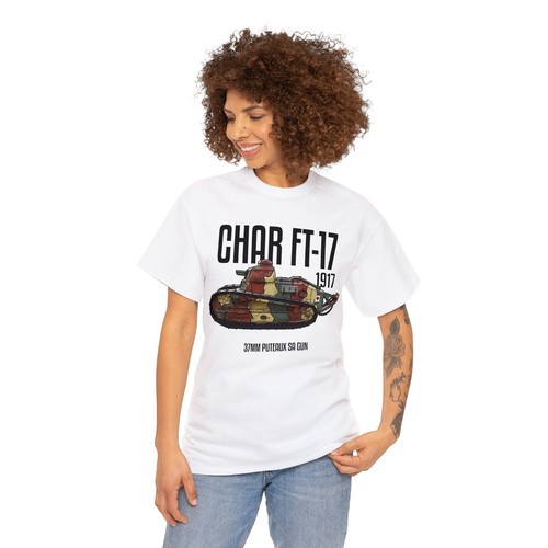 Char FT-17 T-Shirt WWI French Army Tank Version 2 - Picture 8 of 49