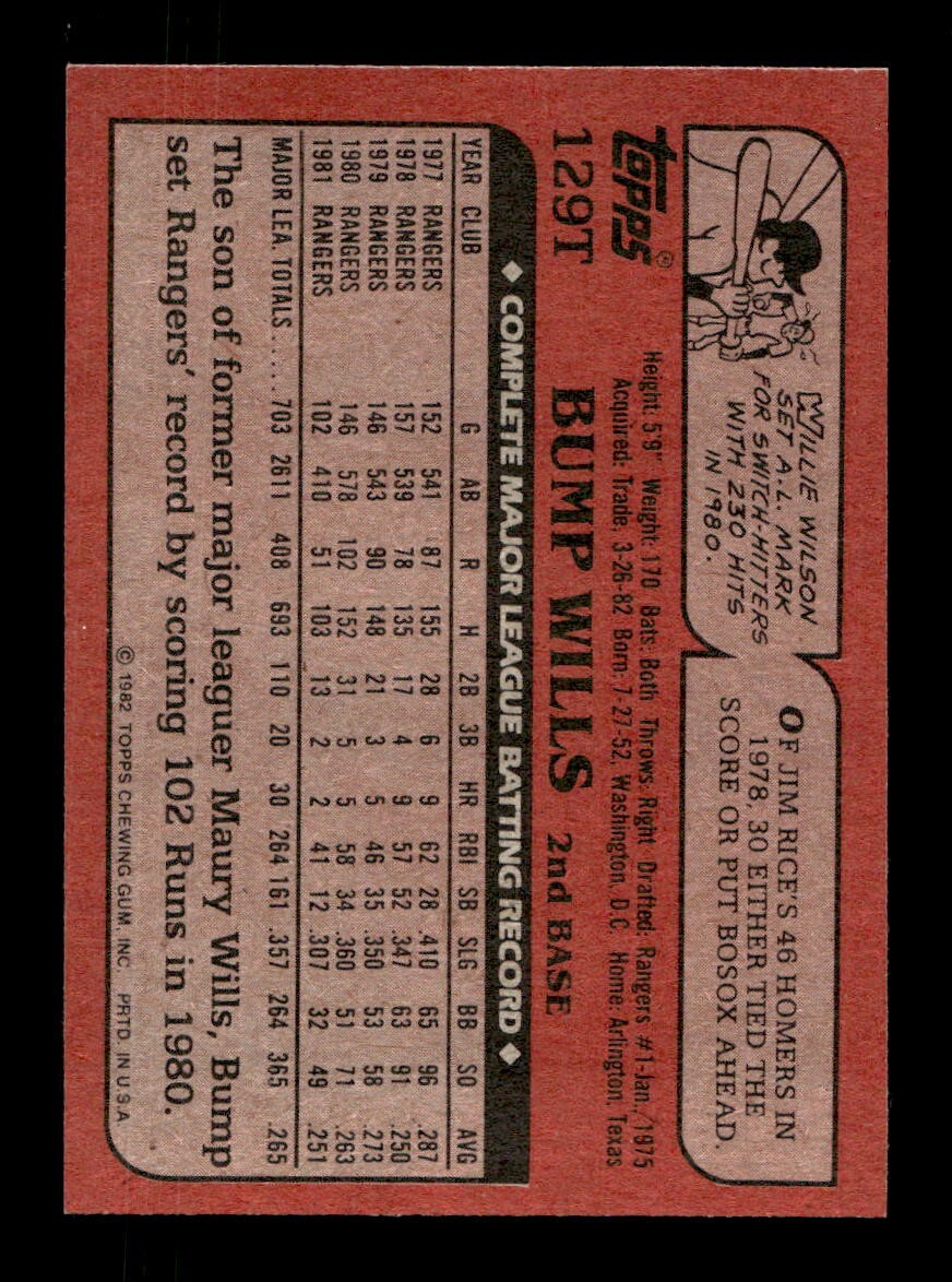 1982 Topps Traded 1-132 EX-MT/NM Pick From List All PICTURED - Picture 127 of 501