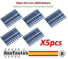 5pcs 6S BMS Balancer Lithium Li-ion 18650 Battery Protection Board Balancing