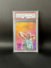 2019 Panini Court Kings Grant Williams Fresh Paint Auto-Sapphire /25 PSA 9