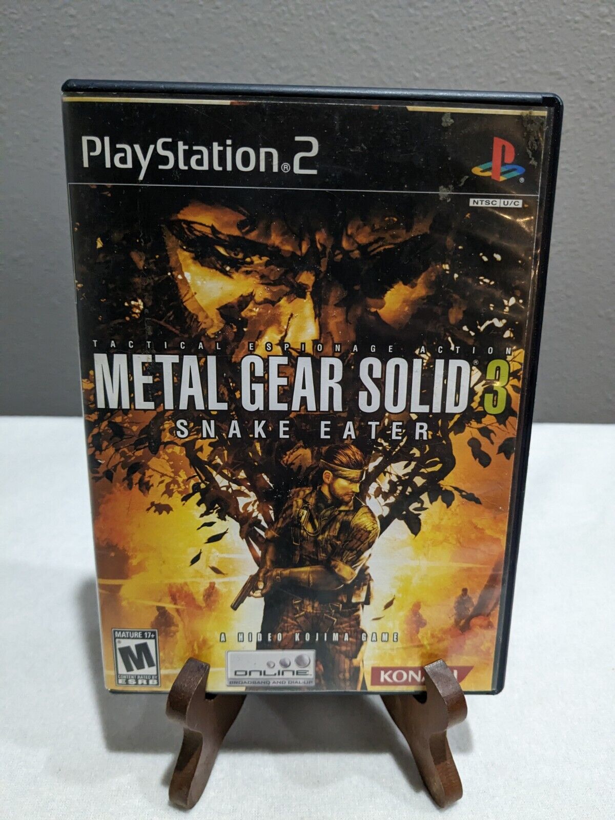 Metal Gear Solid 3 Snake Eater PS2 Game With Manual 83717200734