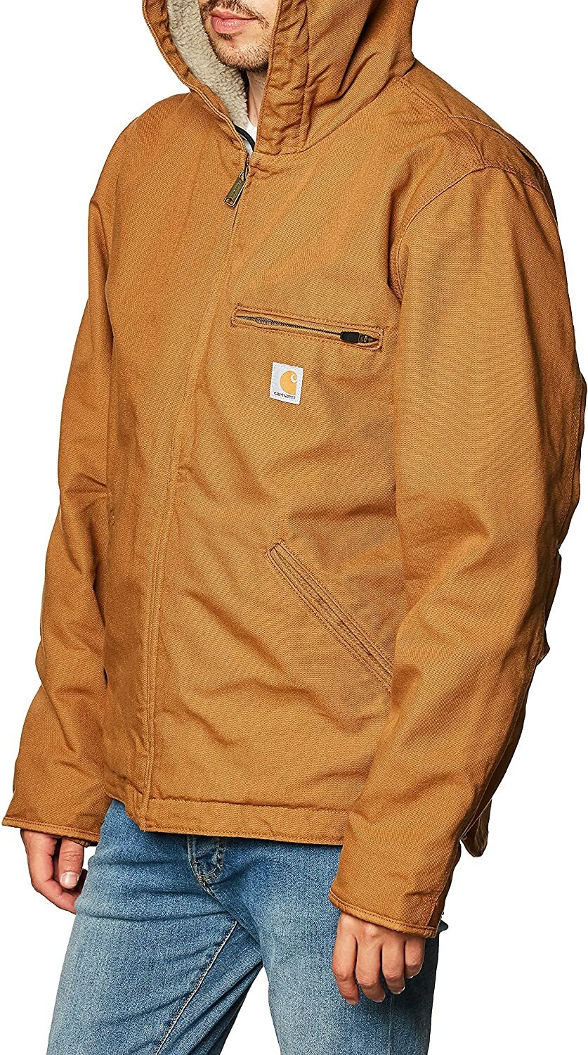 Washed Duck Sherpa-Lined Jacket | eBay