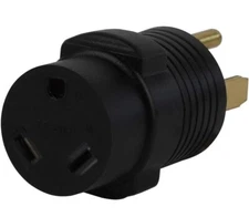  RV Plug Adapter 50 Amp Male (14-50P) to 30 Amp Female (TT-30R)