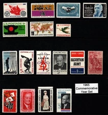 1965 US Commemorative Year Set (Complete) #1182, 1261-1276 MNH  FREE SHIPPING