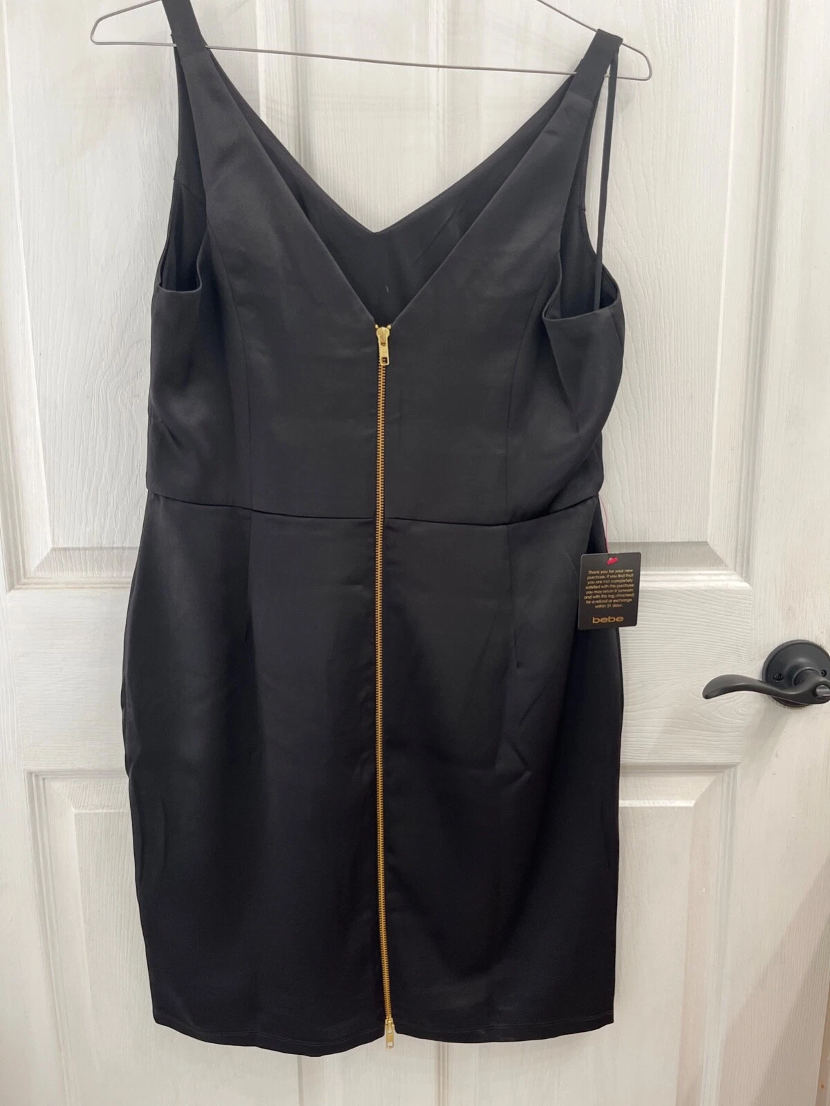 abito bebe nero prada twill zip schiena tg L