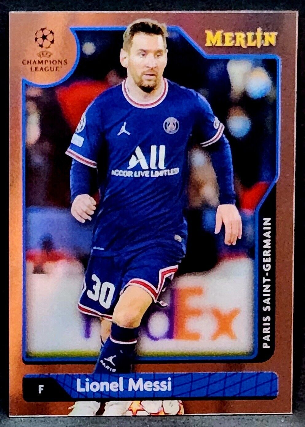 Lionel Messi 2021-22 Topps Merlin Card #30 ARGENTINIA WORLD CUP MVP!