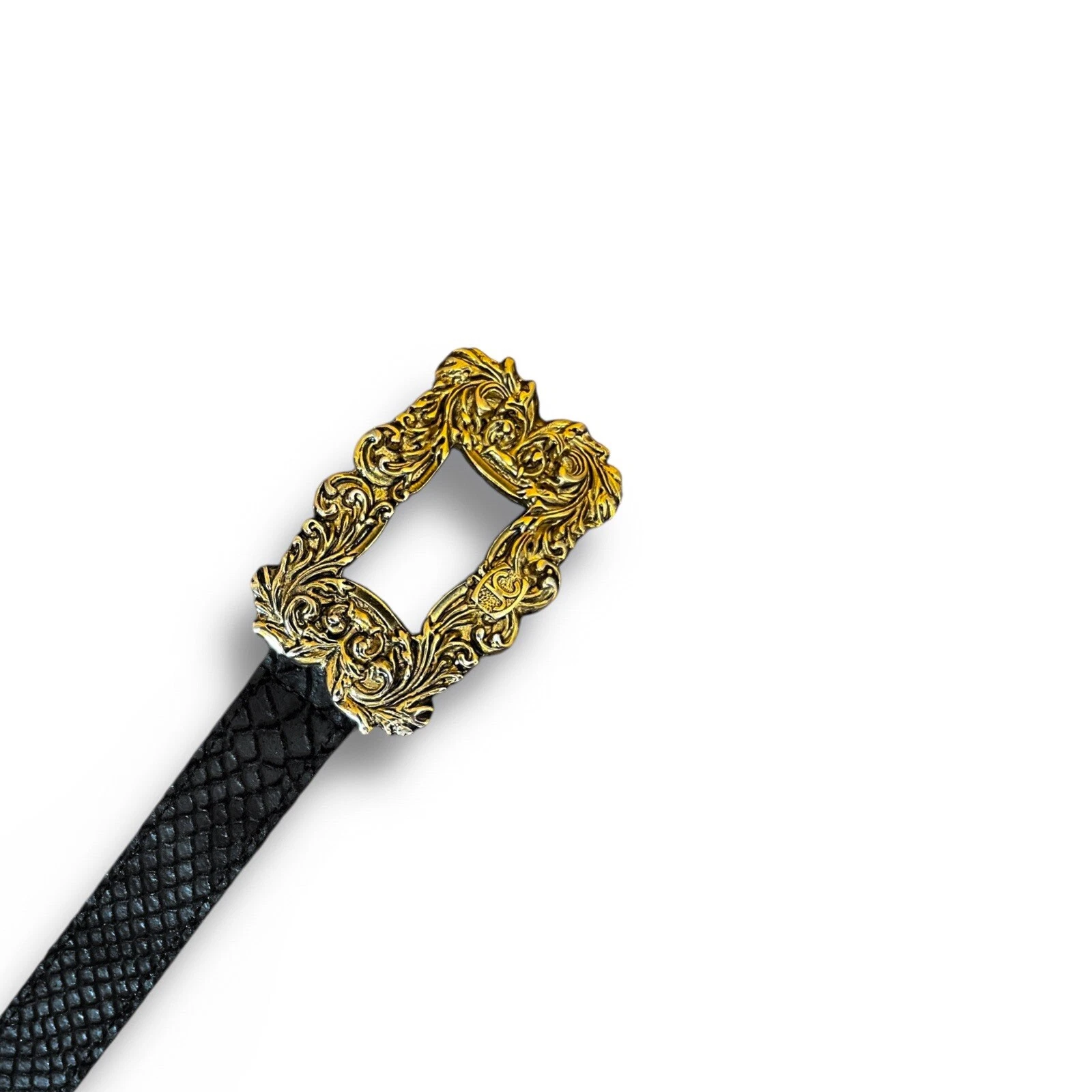 Ceinture vintage style baroque Roberto Cavalli taille 105 made in Italy ?? 