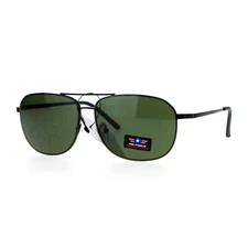 SA106 Air Force Mens Mirrored Rimless Sunglasses