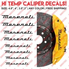 Maserati Hi Temp Brake Caliper Decal Window Laptop Car Vinyl Sticker