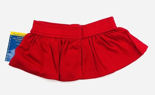 Build A Bear Clothes Red Skirt and Shirt w/ Heart Matching Buttons Valentine - Picture 9 of 13