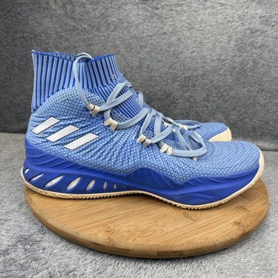 Adidas Crazy Explosive 2017 Shoes Mens Size 12 Blue Basketball Sneakers AQ0978