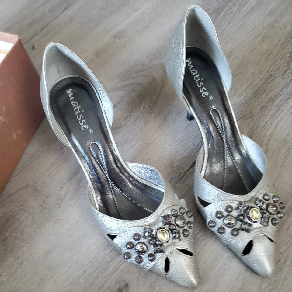 Matisse Silver Shoes Dacry 8m - Image 3 of 4