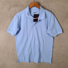 Jump Start Uniforms Shirt Kids Youth 2XL 18 20 Light Blue Short Sleeve Polo NEW