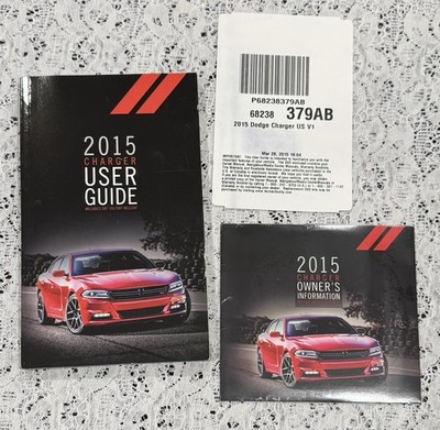 2015 Dodge CHARGER User Guide BOOK Owners Information Manual And Sealed DVD OEM