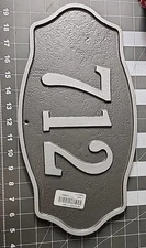 # 712 Address Cast Aluminum 15" x 8" Custom House Number Plaque Ships From KS 