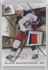 2021-22 SP Game Used Gold Premium Memorabilia 18/25 Oliver Bjorkstrand #34 0c3