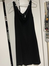 Vintage Six Fourteen Little Black Mid Back Dress Size 6