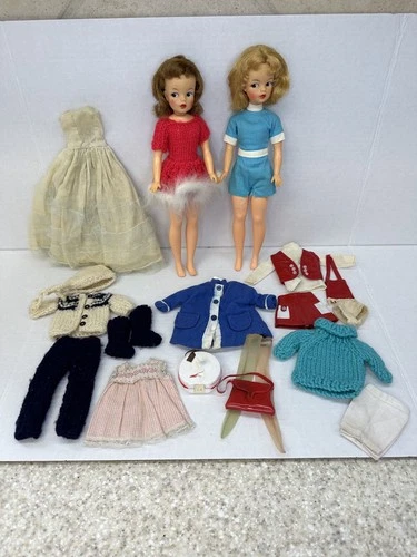 Vintage Ideal Tammy doll lot with clothes, TLC