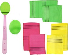 Korean Exfoliating Bath Washcloth Italy Towel Exfoliating Scrub Bath Mitten ita