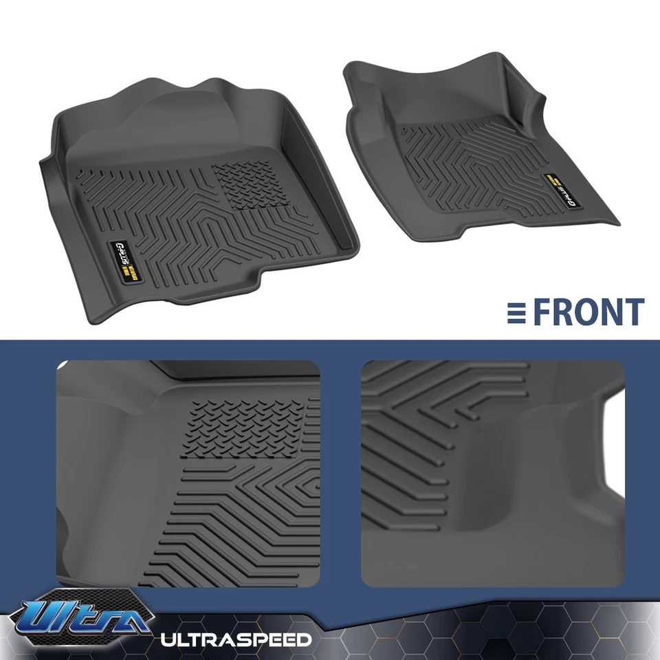 Tapetes de assoalho forros TPE adequados para 1999-2007 Chevy Silverado/GMC Sierra Crew Cab - Imagem 3 de 4