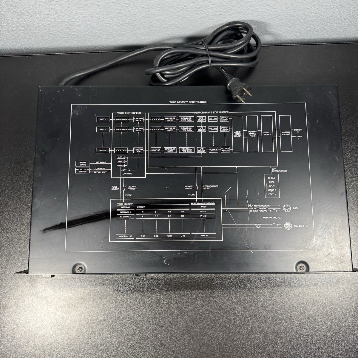 Yamaha TX81Z Rack FM Synthesizer Sound Module | eBay
