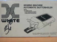 White brand Automatic Buttonholer new old sto...