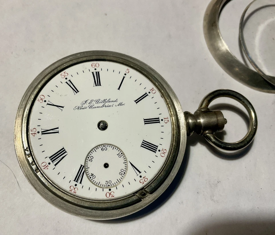 Reloj Bolsillo Hamilton 1900 Antiguo Raro 18S 17J Grado 937- Proyecto *FUNCIONA* Foto 4 de 4