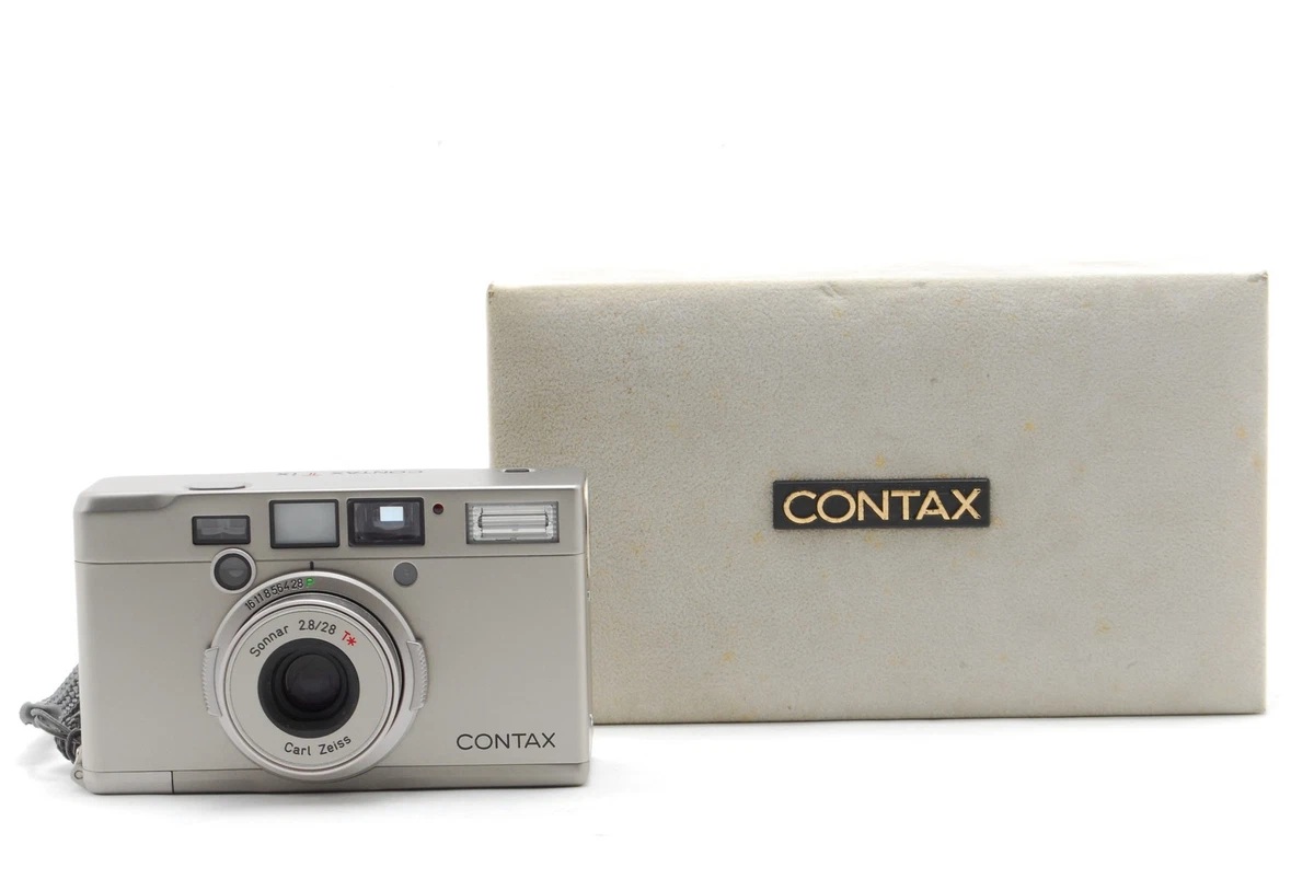 未使用☆初期保証！Contax Tix Carl Zeiss 28mm f2.8 Contax Tix Carl Zeiss 28mm f/2.8 Point & Shoot APS Film Camera