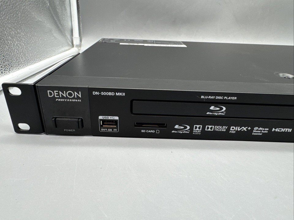 Denon Professional DN-500BD MKII 1U Rack Mount DVD & Blu-Ray Player ...