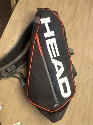 HEAD 2022 Tour Team Tennis Backpack Black/Orange 29L #R017
