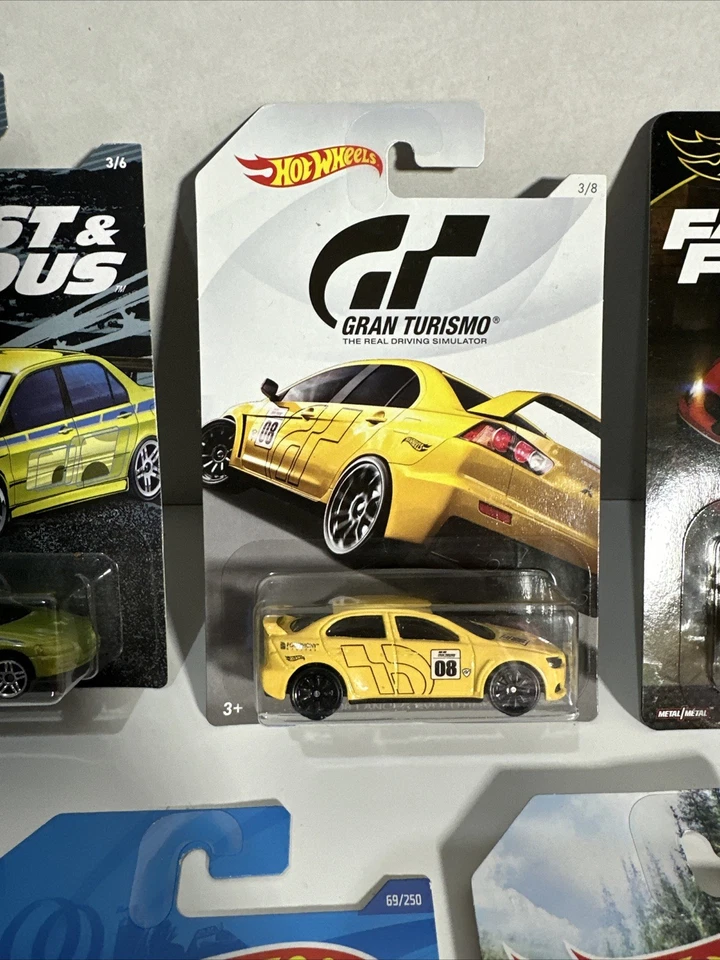 Hot Wheels Fast and Furious Walmart Exclusive Mitsubishi Lancer Evolution Lot - Image 3 of 4