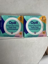Opill Daily Oral Contraceptive 2 Boxes 84 Tablets Per Box EXP: 12/2025