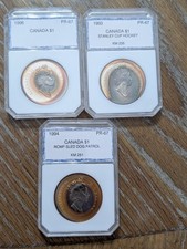 Lot de magnifiques pièces de monnaie en argent sterling 1993, 1994, 1996 épreuve