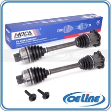 Front Driver & Passenger Side CV Axle Shaft Assembly Set for 13-17 Audi Q5 2.0L