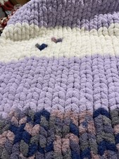 chunky knit throw blanket