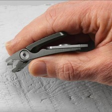 Brande New  Orvis Piano Hinge Nippers and Lanyard - Pewter- Machined in USA