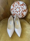 Jimmy Choo Aza Kitten Heel In Nude  Snake-Like Embossed Leather Finish 36 1/2 — photo 2