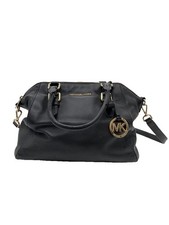 Borsa a tracolla Michael Kors in pelle nera oro hardware borsa a tracolla...